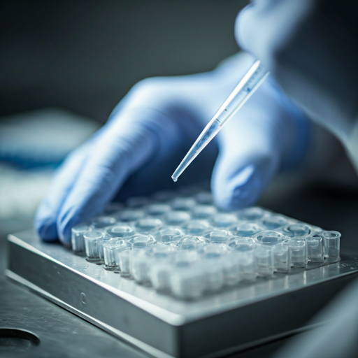 Prueba de Paternidad 1 Tecnico de laboratorio procesando muestras geneticas